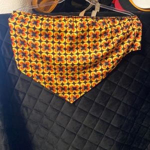 Colorful bandanna top